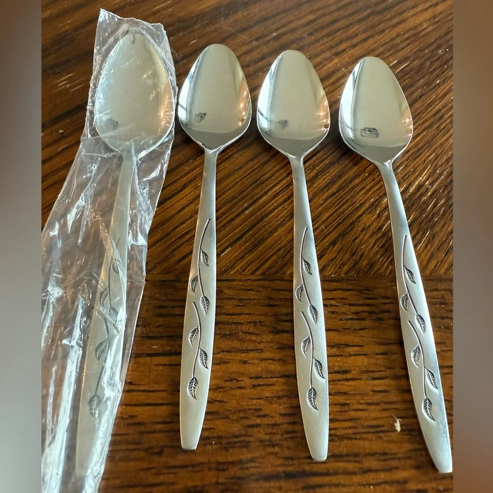 Nasco Haiti Teaspoons Vintage Stainless lot of 4